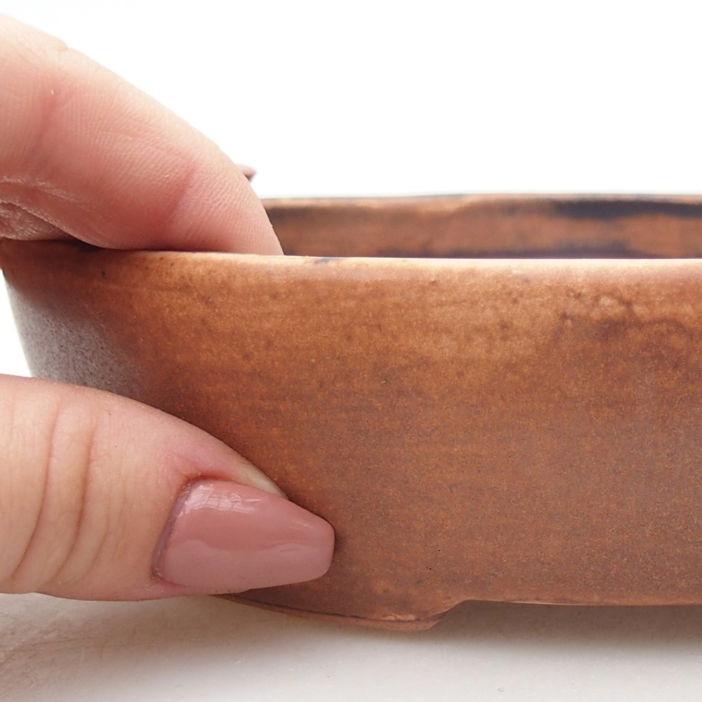 Ciotola bonsai in ceramica 17 x 14 x 4 cm, rosa