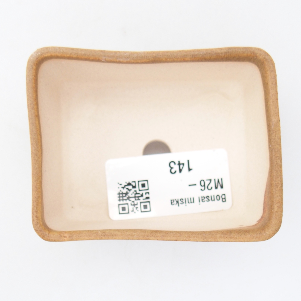 Ciotola per mini bonsai 7 x 5 x 3,5 cm, marrone