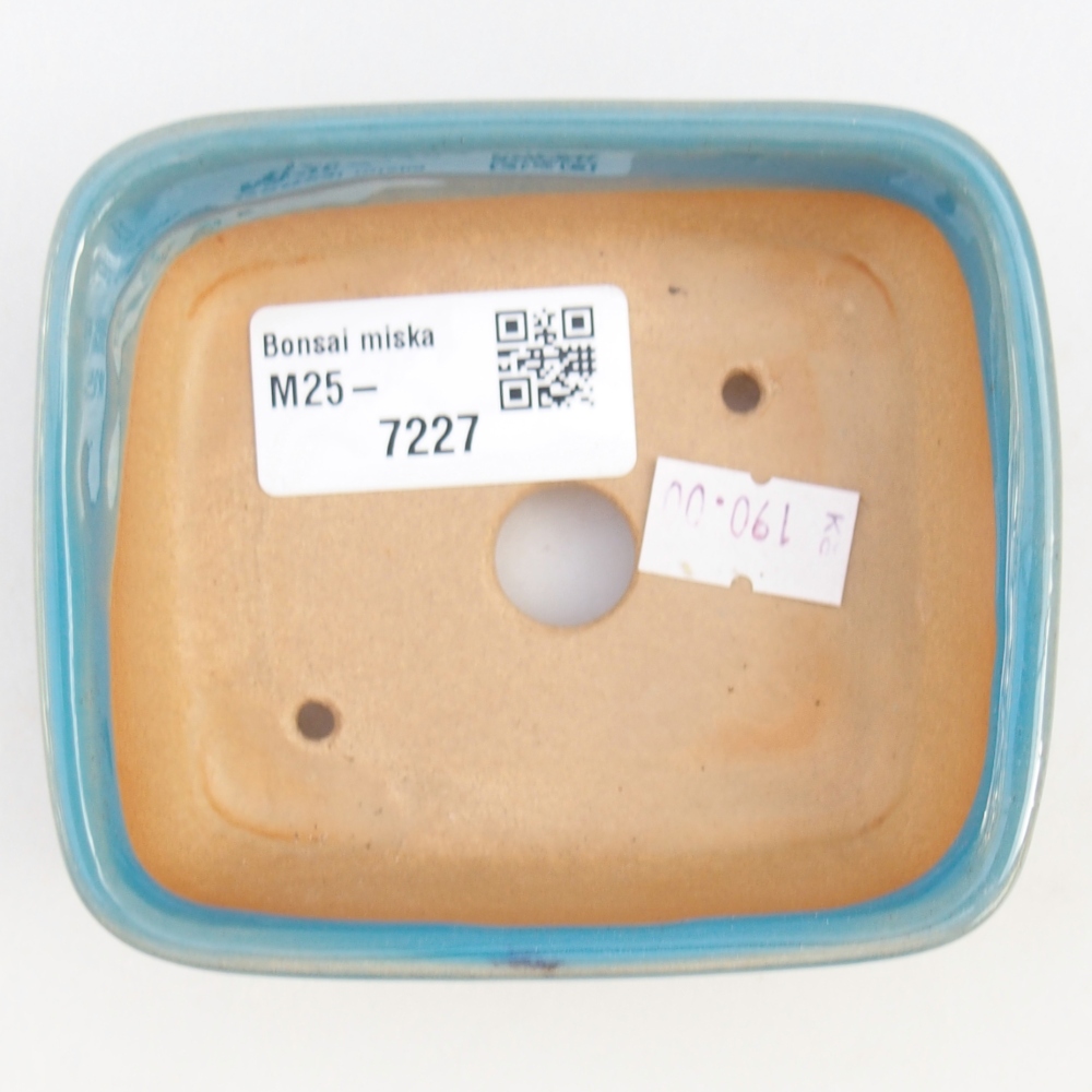 Ciotola bonsai in ceramica 26 x 26 x 8 cm, colore rosso