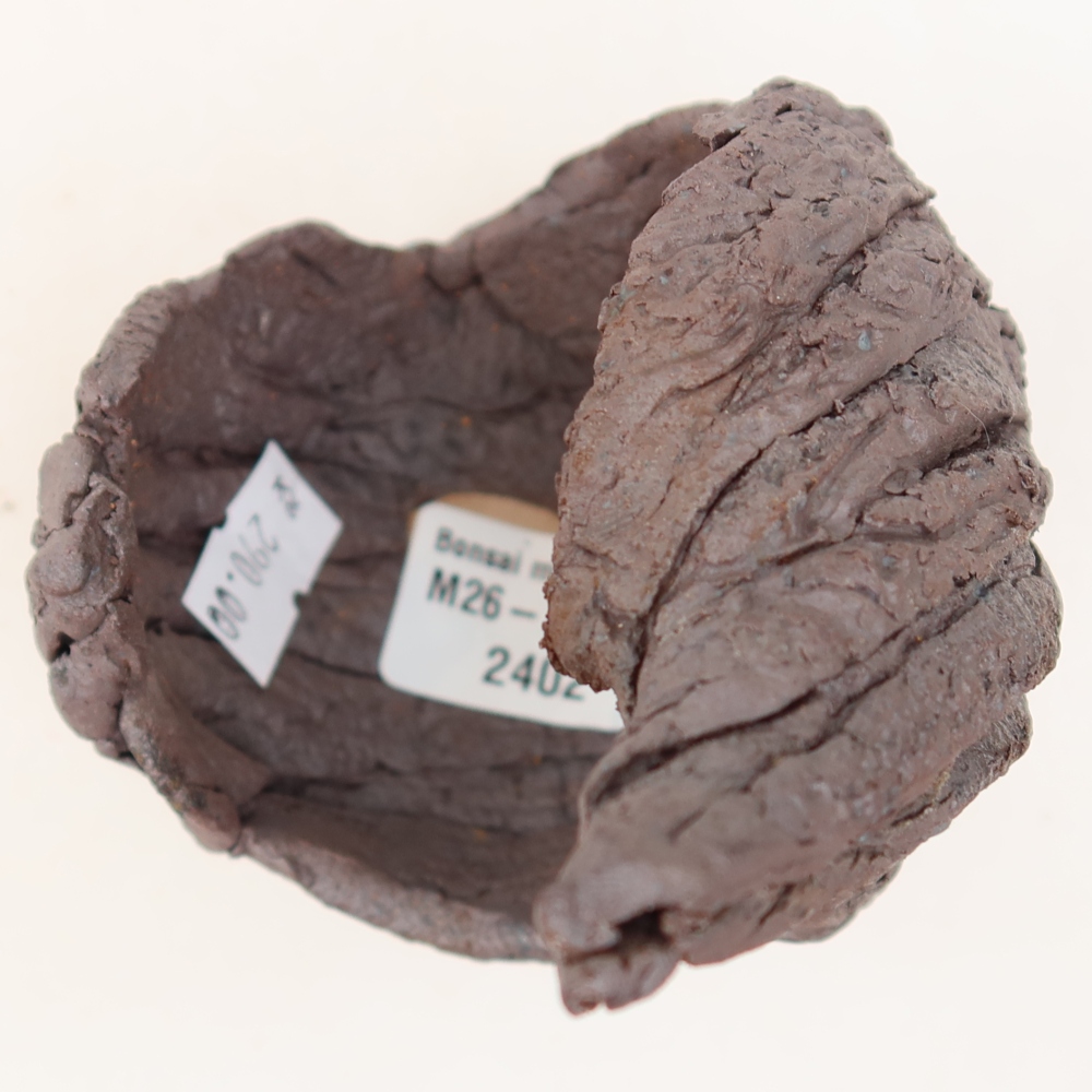 Guscio in ceramica  7,5 x 7 x 11,5 cm, colore marrone