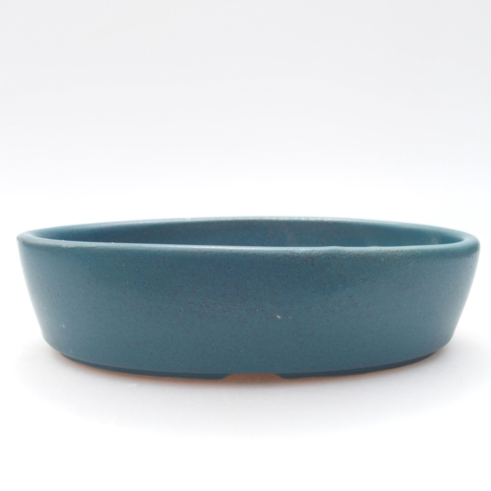 Ciotola bonsai in ceramica 16 x 11,5 x 4 cm, colore blu