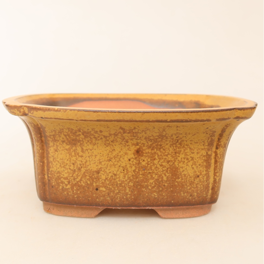 Ciotola in ceramica  13 x 10,5 x 5,5 cm, colore giallo