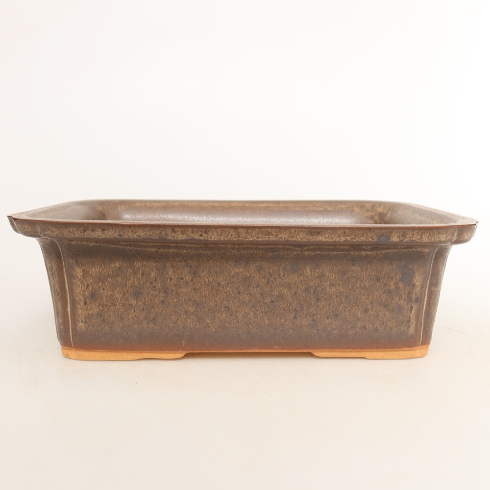 Ciotola in ceramica  20 x 15,5 x 5,5 cm, colore marrone