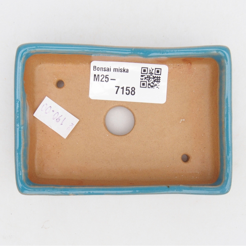 Ciotola bonsai in ceramica 26 x 26 x 8 cm, colore rosso
