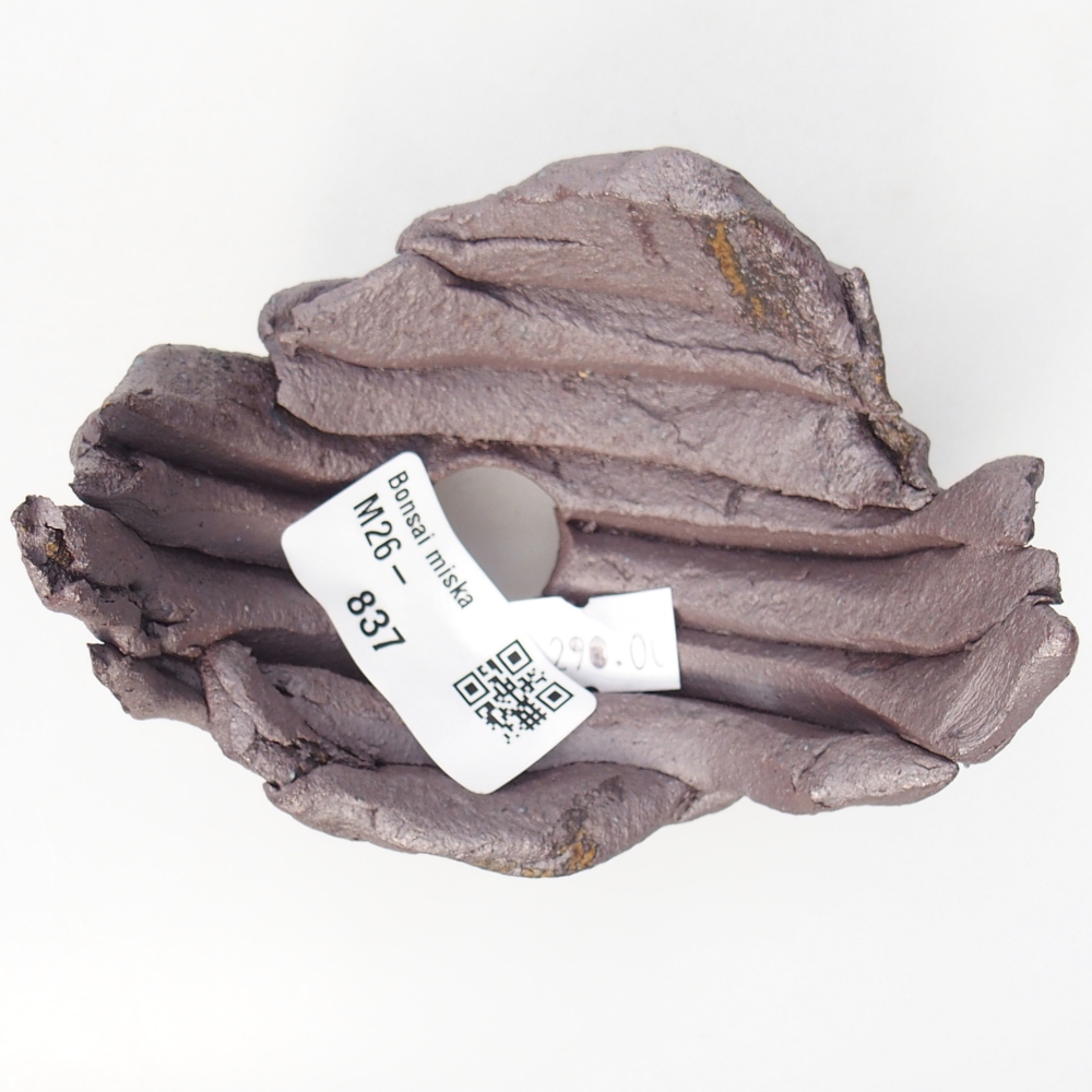 Conchiglia in ceramica 10 x 7,5 x 7 cm , colore metallizzato