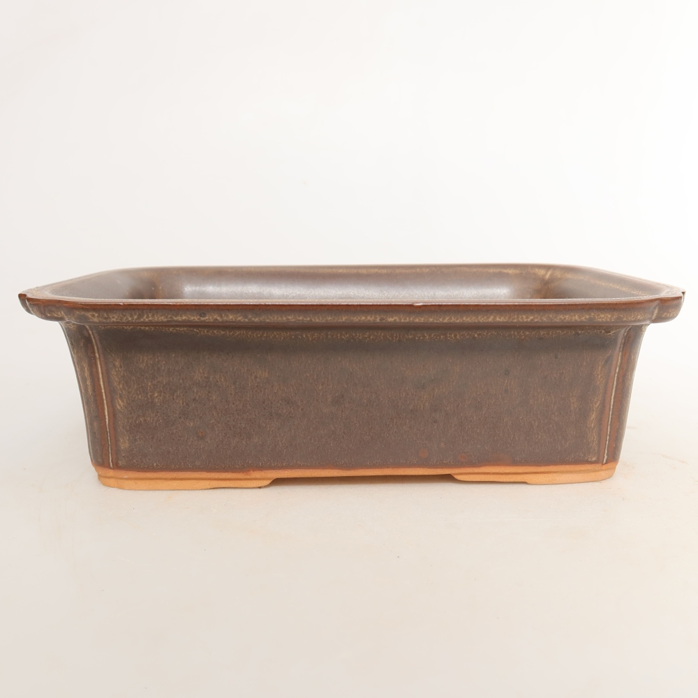 Ciotola in ceramica  20 x 15,5 x 5,5 cm, colore marrone