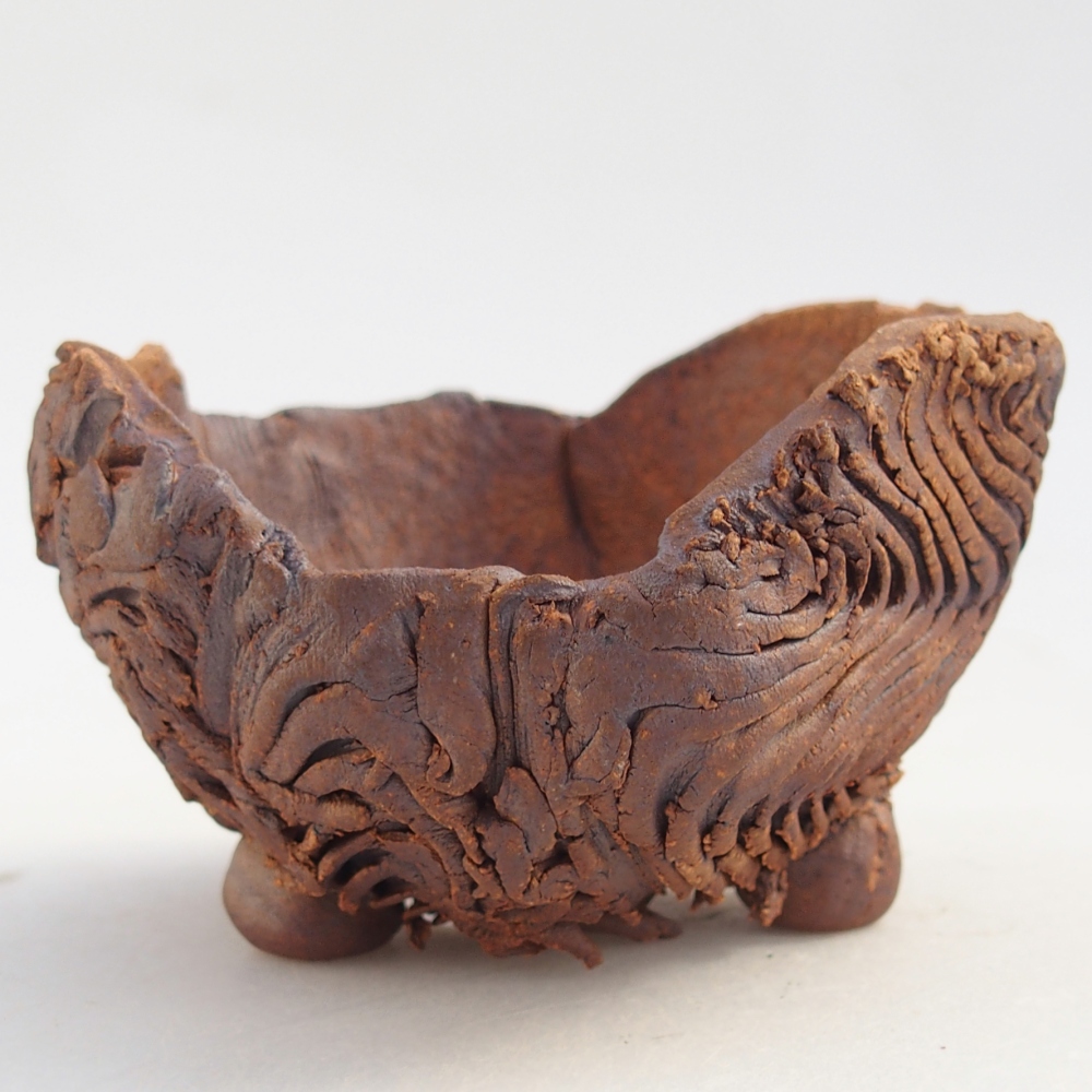 Conchiglia in ceramica 8,5 x 8 x 5,5 cm , colore marrone