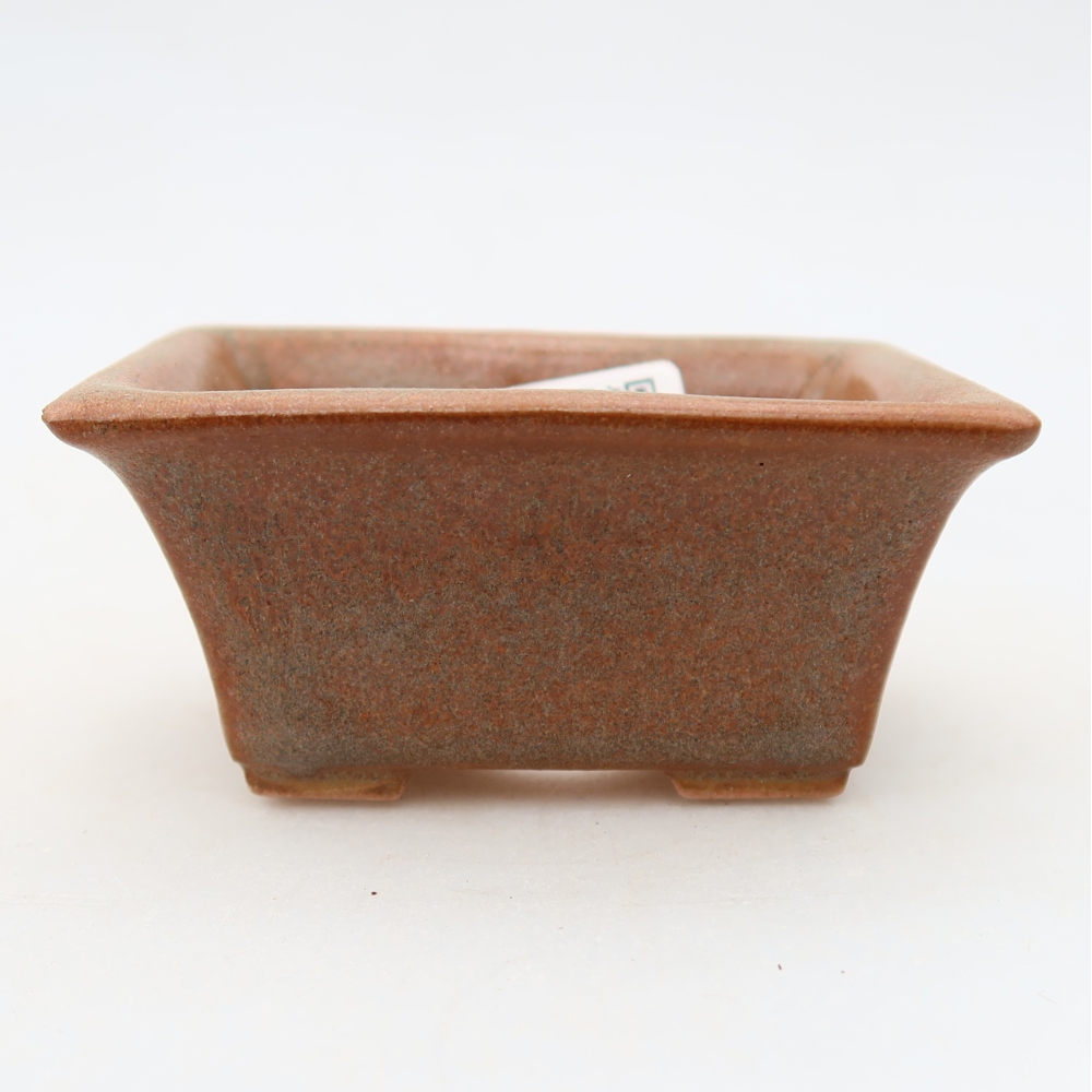 Ciotola per bonsai in ceramica 8,5 x 6 x 4 cm, marrone