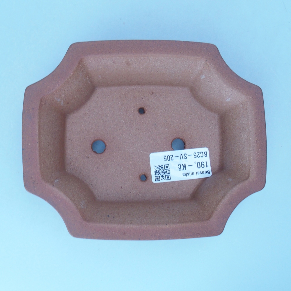 Ciotola 15 x 12 x 4 cm marrone