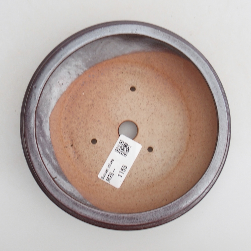 Ciotola per bonsai in ceramica 15 x 15 x 4,5 cm, marrone