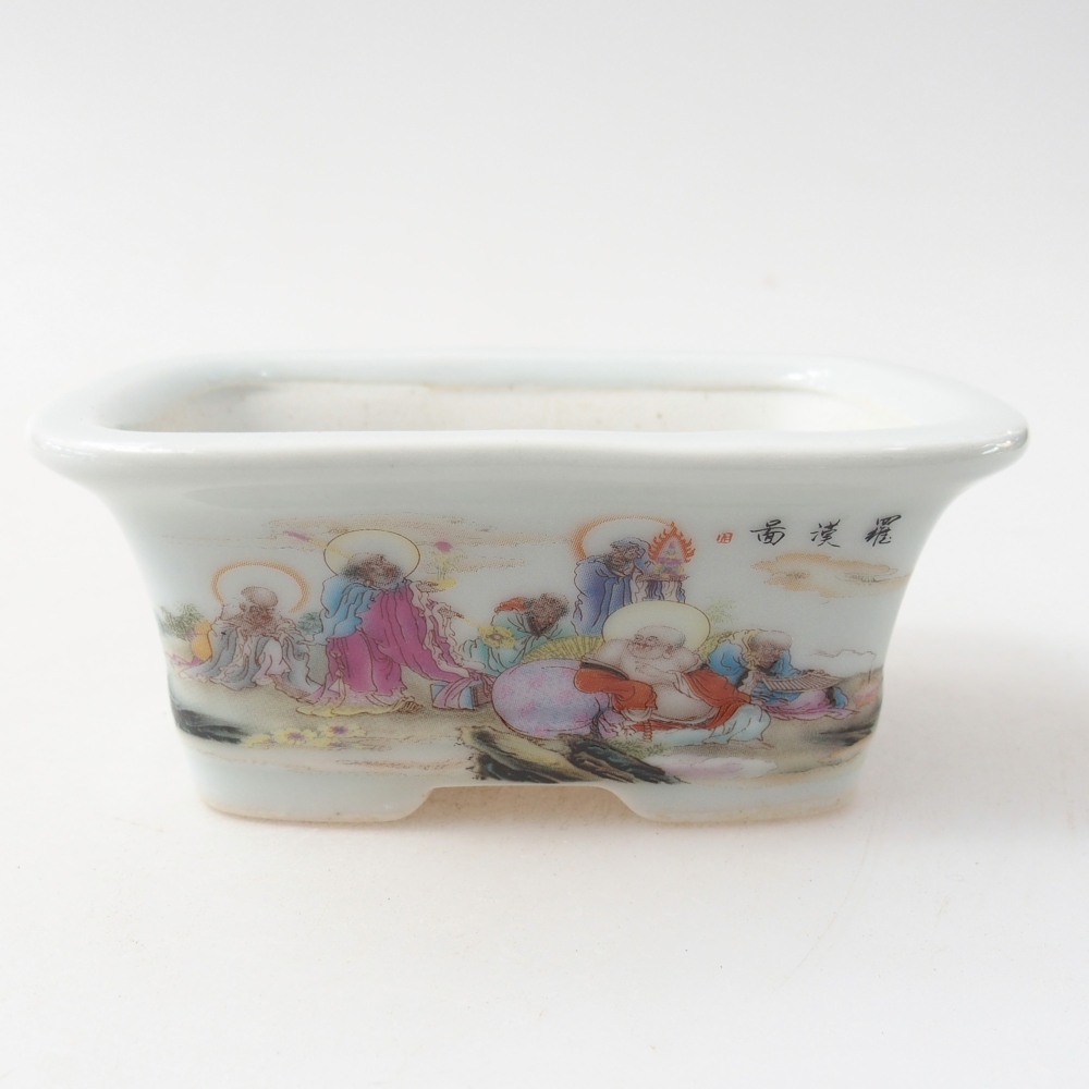 Mini bonsai 10 x 7,5 x 4 cm, colore bianco