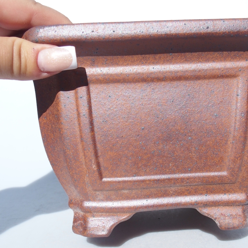 Ciotola 18 x 18 x 11,5 cm marrone