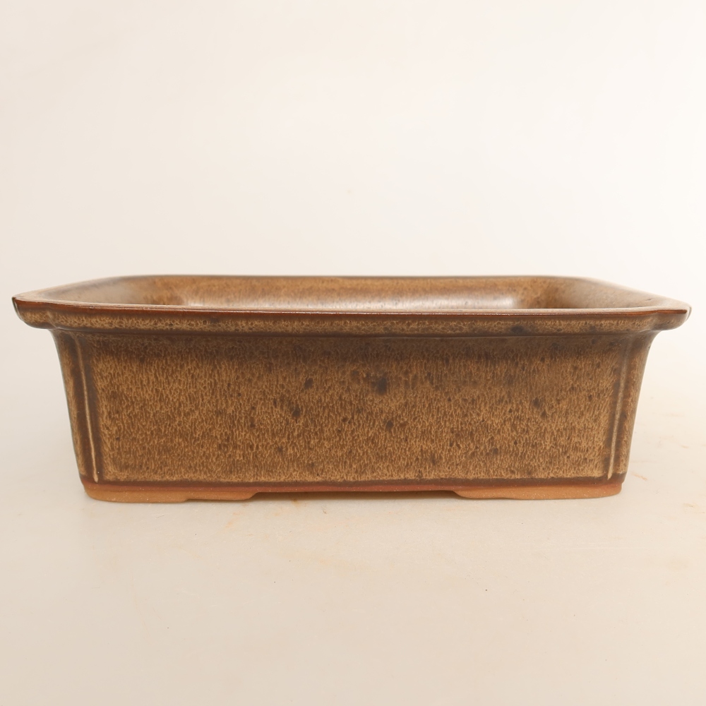 Ciotola in ceramica  20 x 15,5 x 5,5 cm, colore marrone