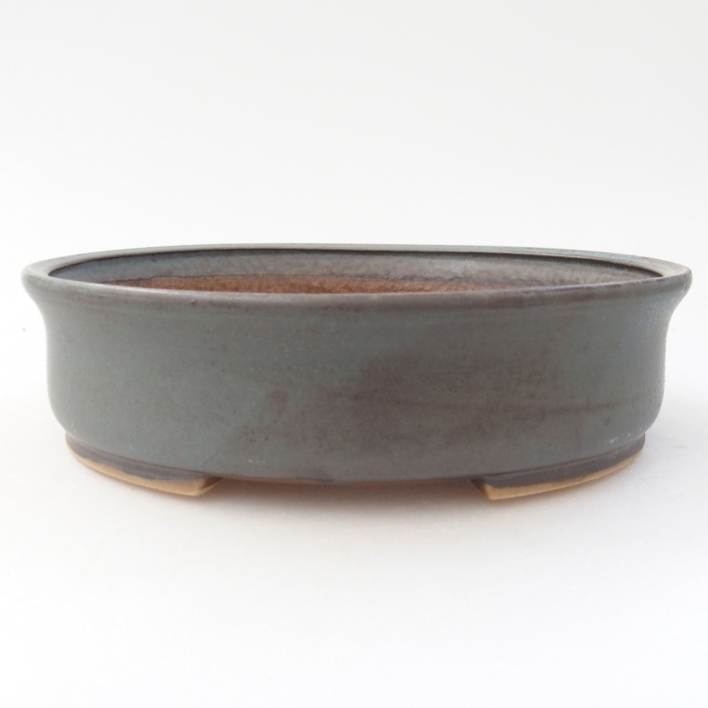 Ciotola bonsai in ceramica 17,5 x 16 x 4,5 cm, colore blu