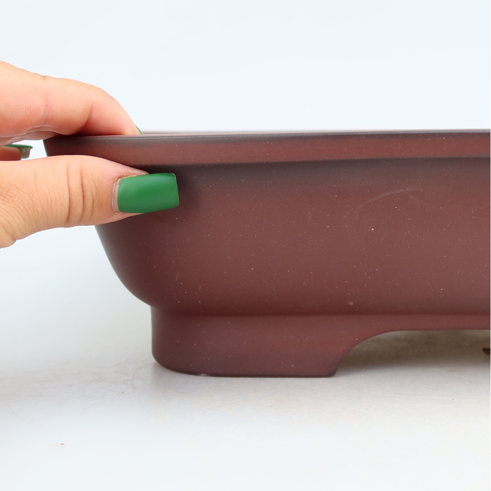 Ciotola in ceramica  32 x 24,5 x 8,5 cm, colore mattone