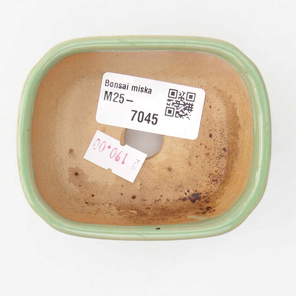 Ciotola bonsai in ceramica 26 x 26 x 8 cm, colore rosso