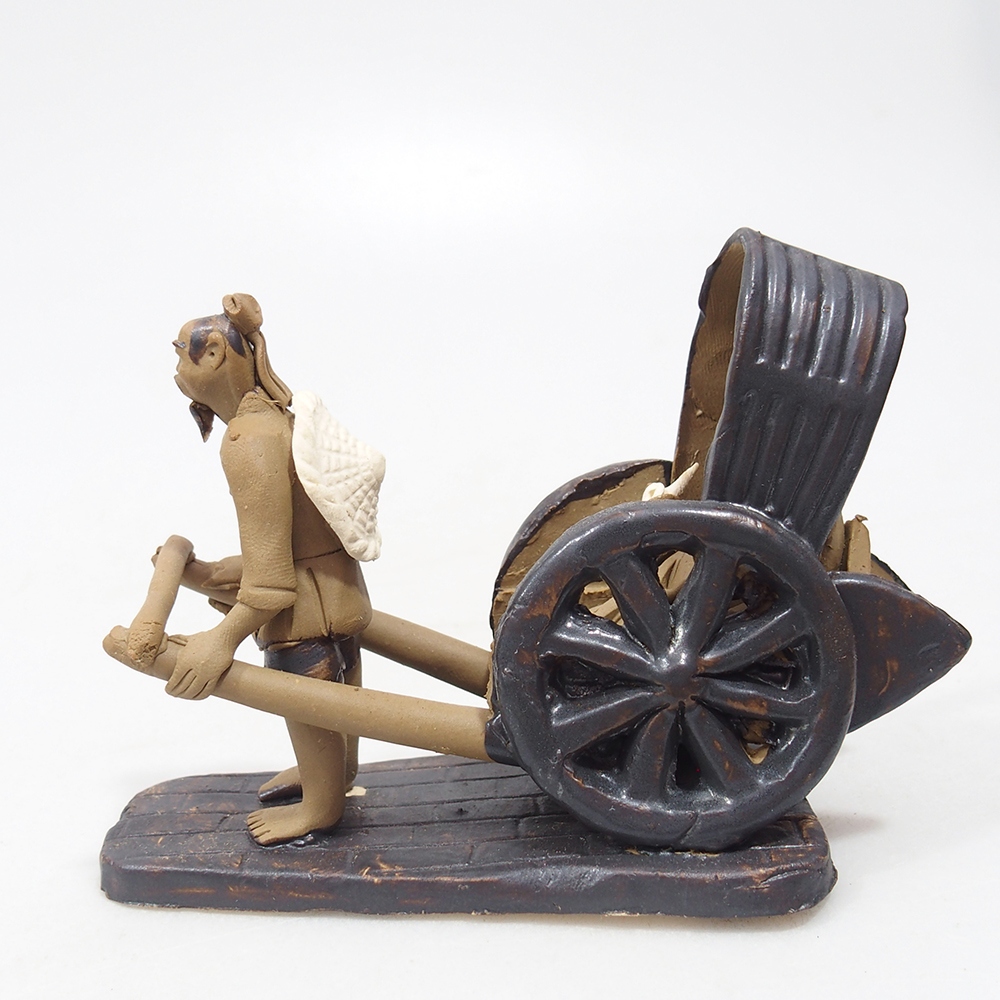 Statuetta in ceramica - carrozza