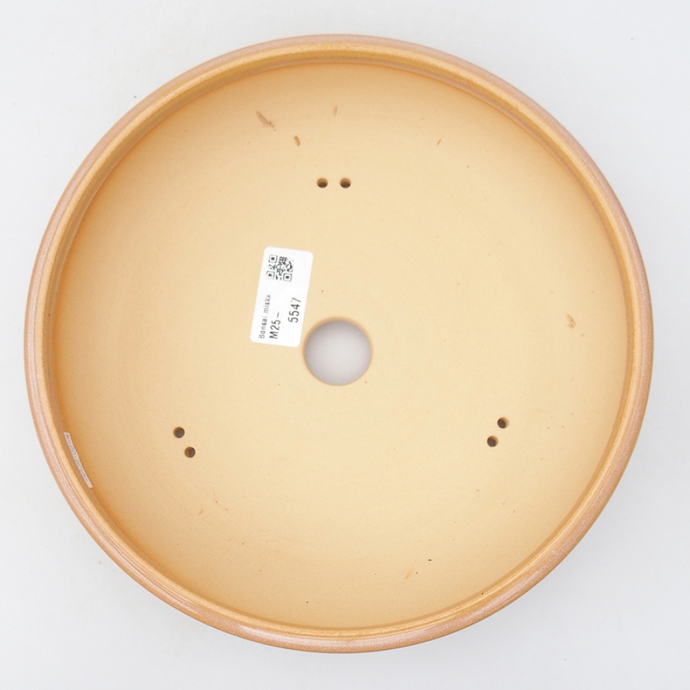 Ciotola bonsai in ceramica 22,5 x 22,5 x 6 cm, rosa