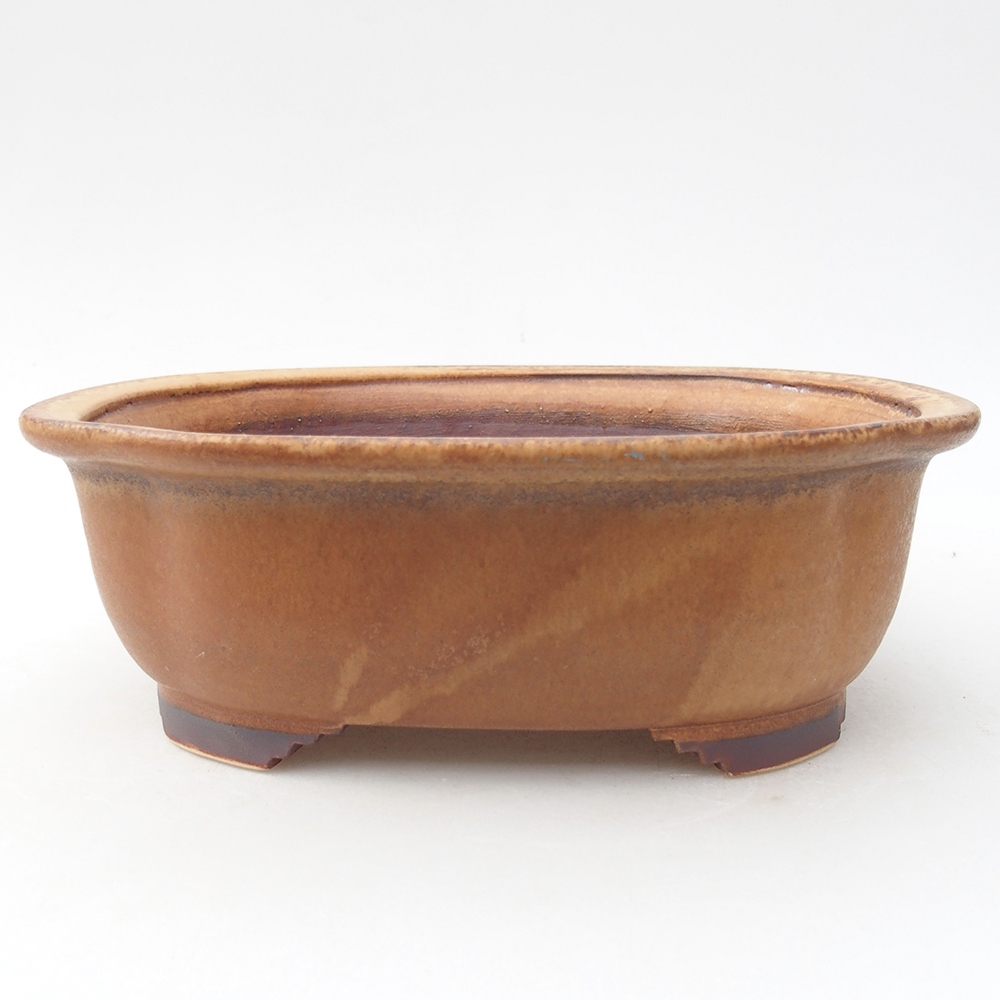 Ciotola bonsai in ceramica 20 x 16,5 x 6,5 cm, rosa