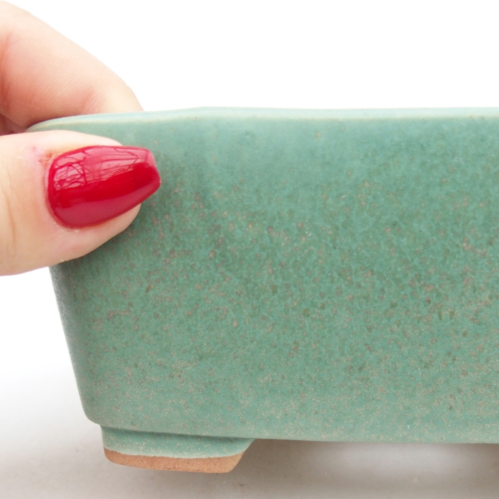 Ciotola bonsai in ceramica 26 x 26 x 8 cm, colore rosso