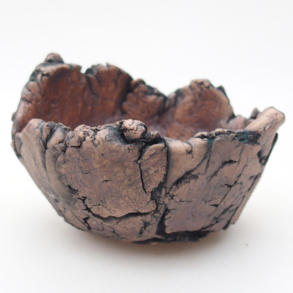 Conchiglia in ceramica 9 x 8,5 x 6 cm , colore verde