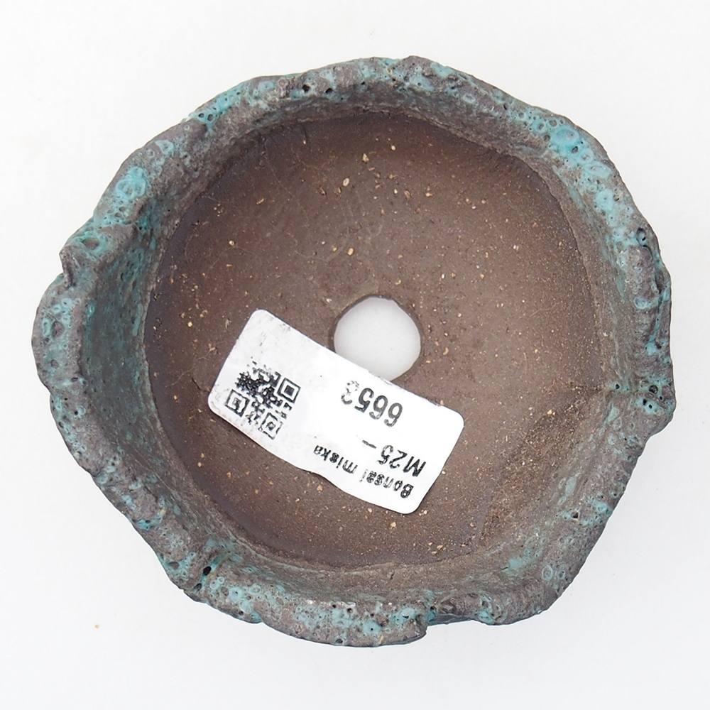 Conchiglia in ceramica 9 x 8,5 x 4,5 cm , colore blu