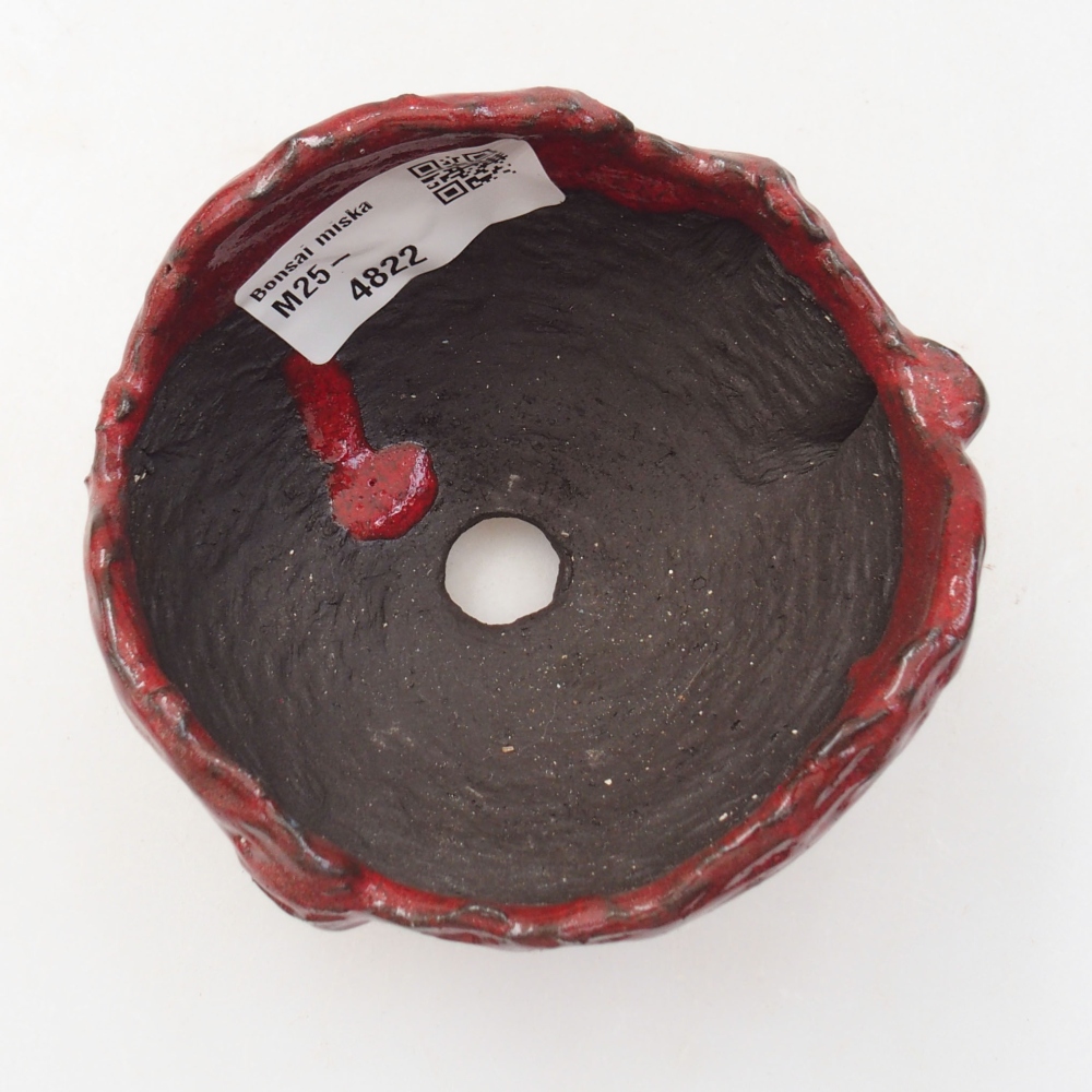 Conchiglia in ceramica 8,5 x 8 x 6 cm , colore rosso