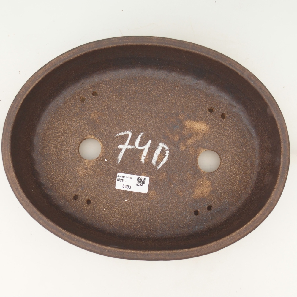 Ciotola per bonsai 32 x 25 x 8 cm , colore marrone
