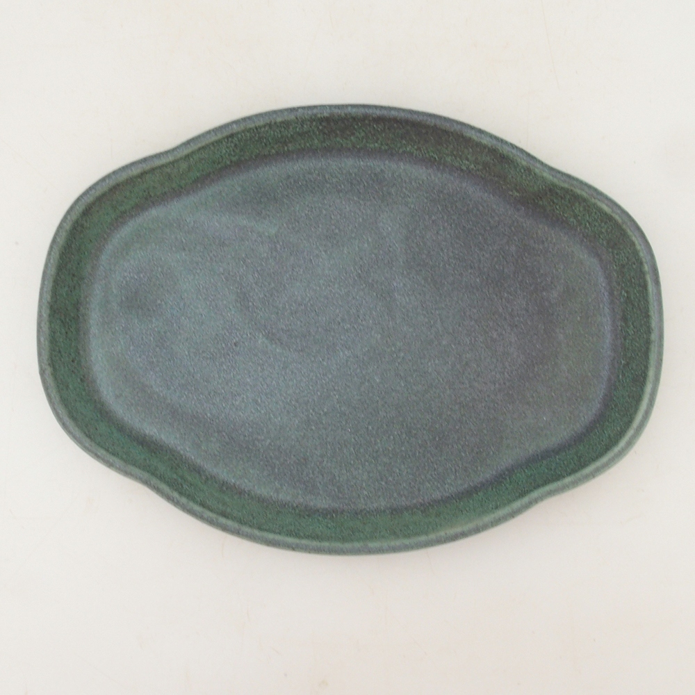 Piattino in ceramica H75 - 18,5 x 13 x 1,5 cm - verde