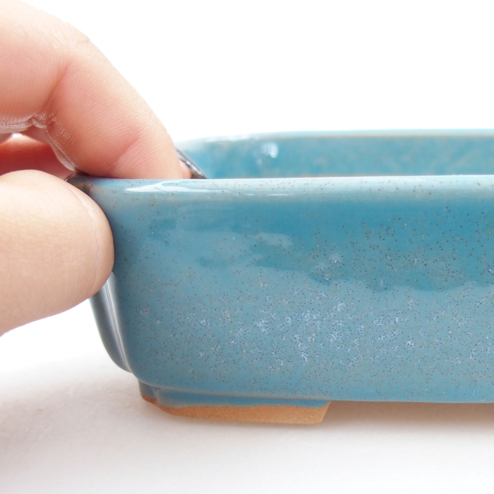 Ciotola bonsai in ceramica 22 x 17 x 5 cm, verde