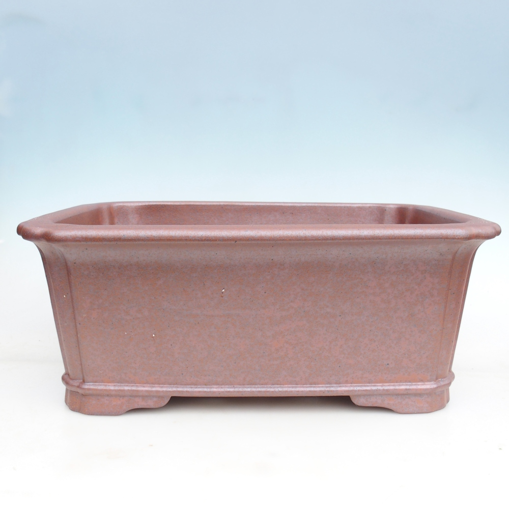 Ciotola bonsai in ceramica 51,5 x 37,5 x 20 cm , colore metallo - SOLO RITIRO PERSONALE o trasporto su pallet