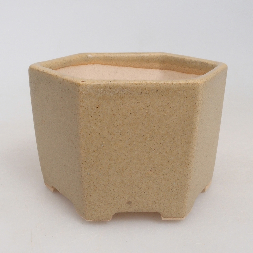 Ciotola per mini bonsai 7 x 5,5 x 4,5 cm, marrone