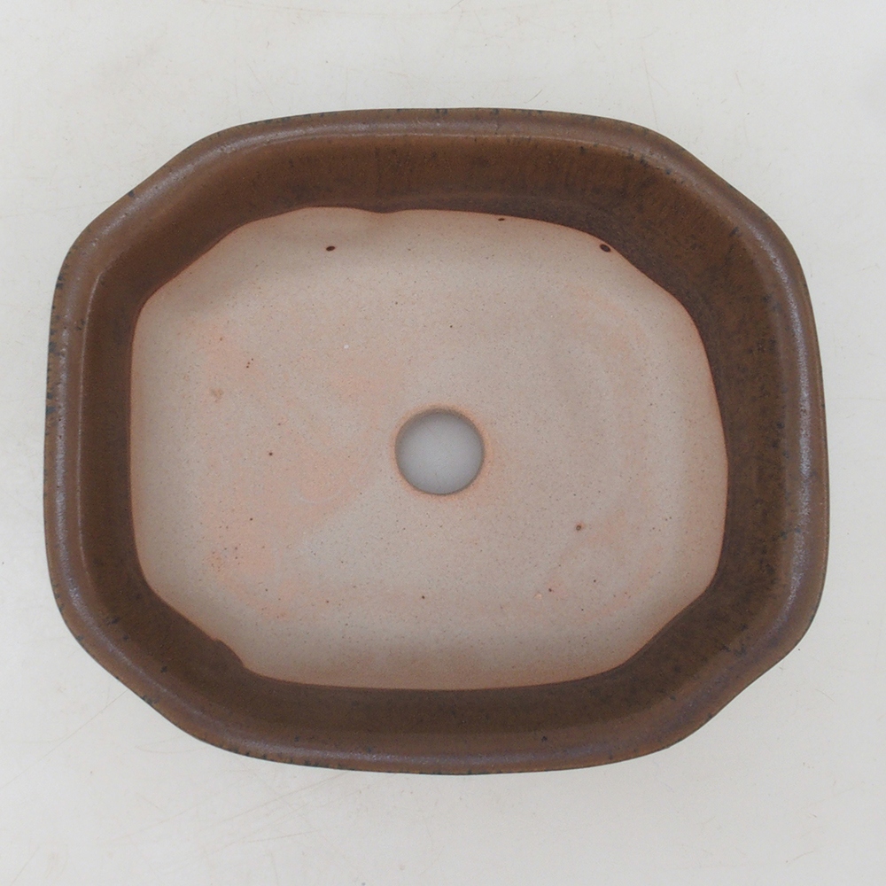 Ciotola per bonsai H32 - 13 x 10 x 5,5 cm - marrone