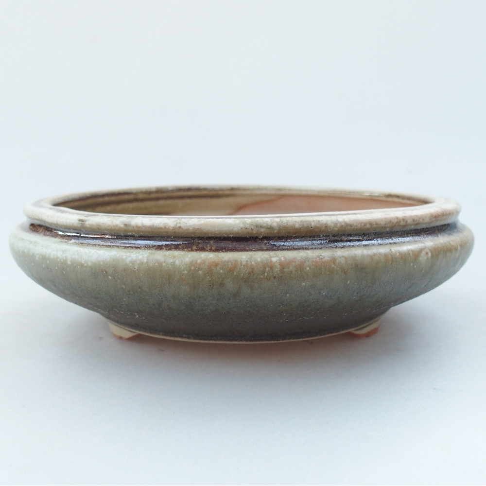 Ciotola bonsai in ceramica 26 x 26 x 8 cm, colore rosso