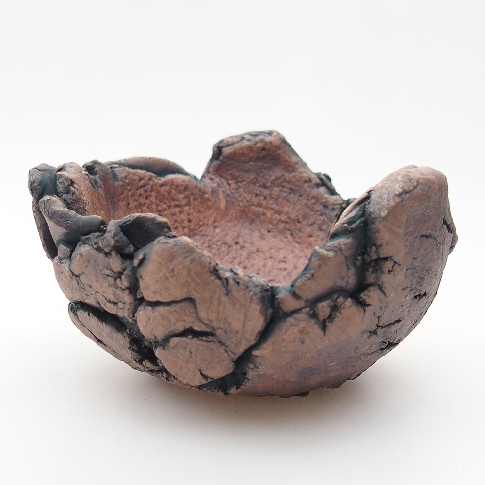 Conchiglia in ceramica 9 x 9 x 6 cm , colore verde