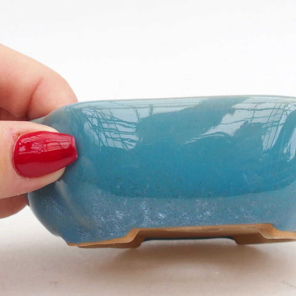 Ciotola bonsai in ceramica 26 x 26 x 8 cm, colore rosso