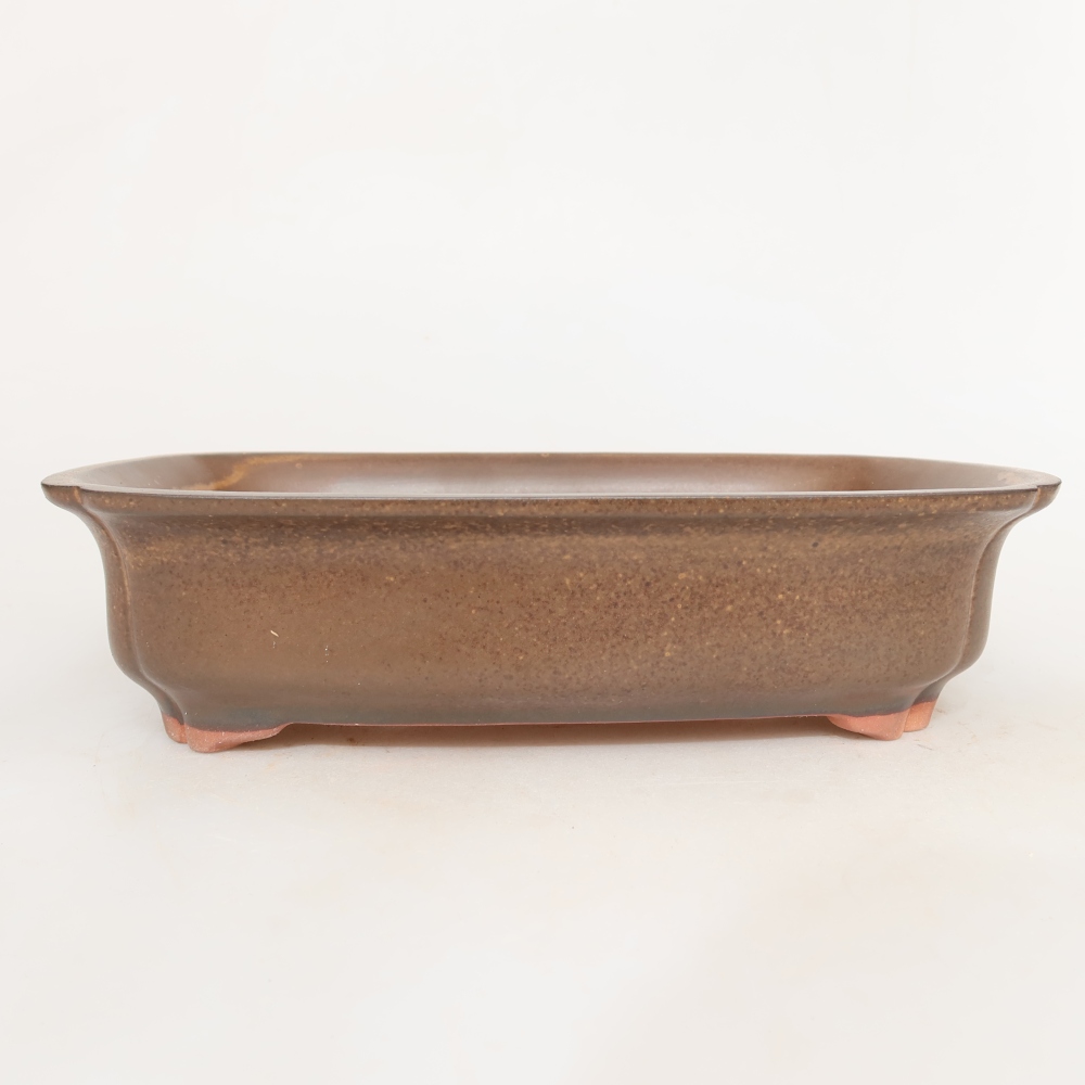Ciotola in ceramica  24 x 17 x 6 cm, colore marrone