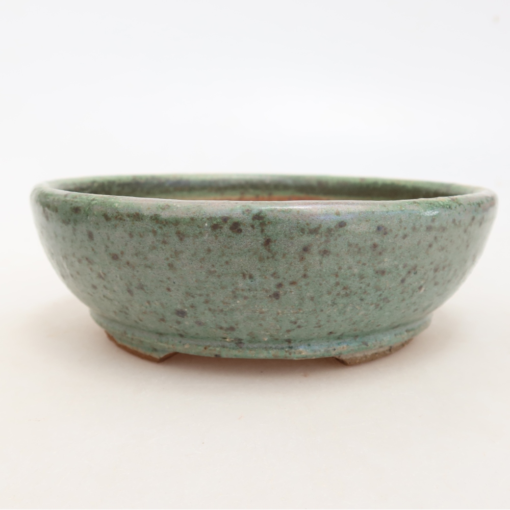 Ciotola bonsai in ceramica 15 x 15 x 5 cm, verde