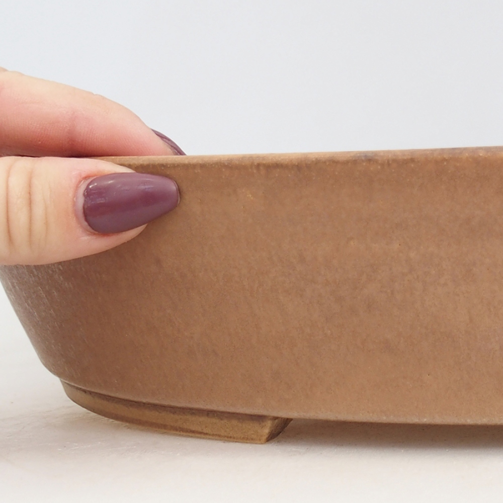 Ciotola bonsai in ceramica 32 x 28 x 6 cm, rosa