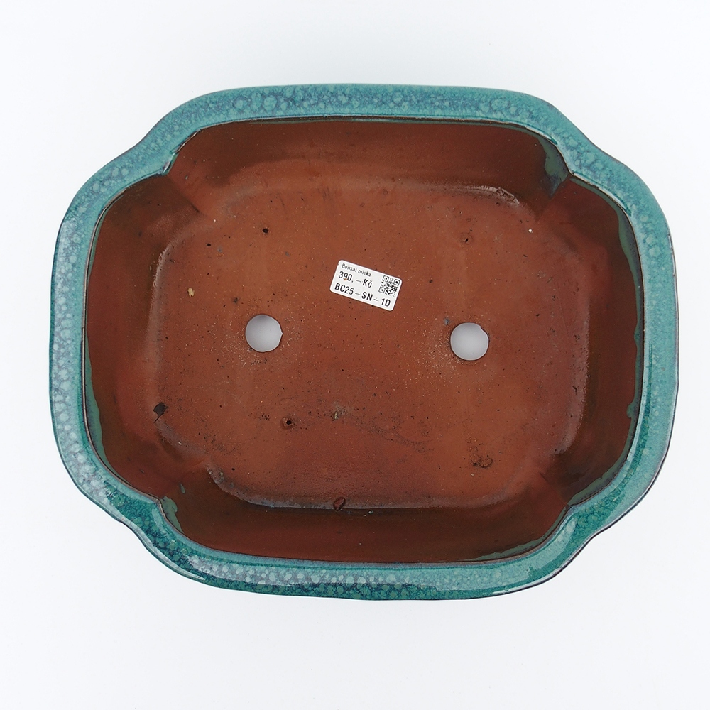 Ciotola 32 x 26 x 10,5 cm verde-blu