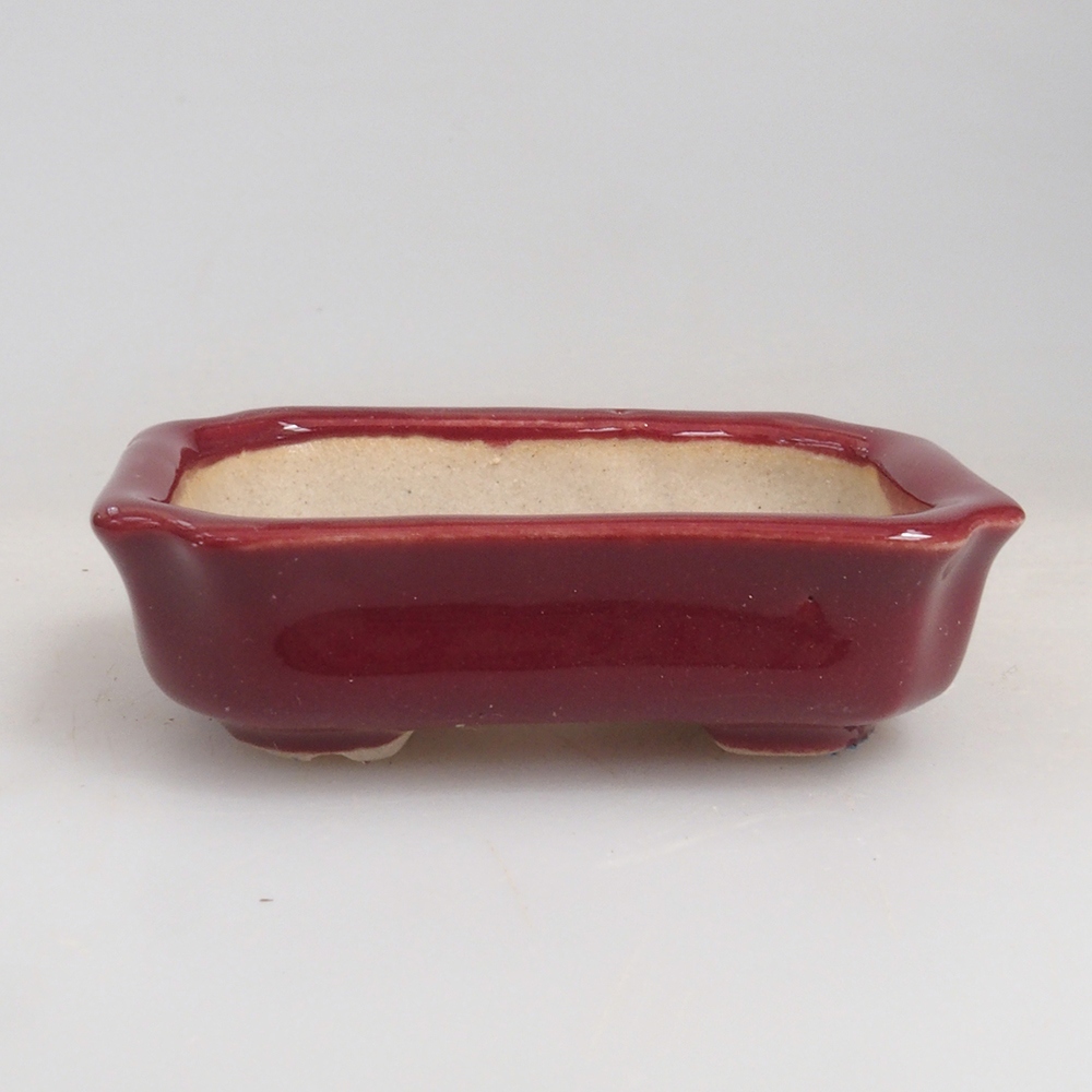 Ciotola mini bonsai 5,5 x 3,5 x 1,5 cm, bordeaux