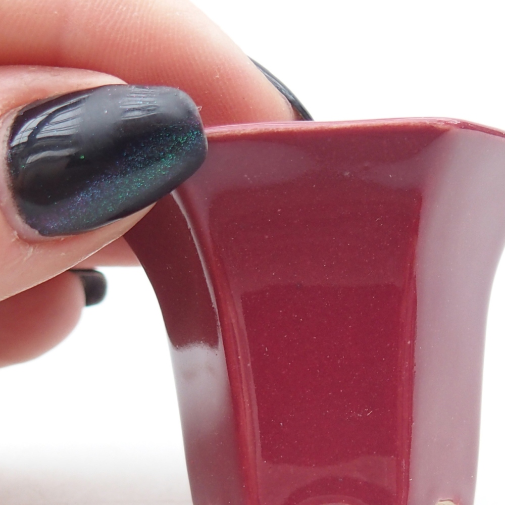 Mini bonsai 4 x 4 x 3,5 cm, bordeaux