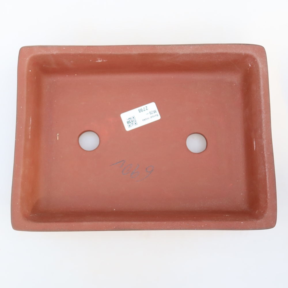 Ciotola in ceramica  26 x 20 x 5 cm, colore mattone