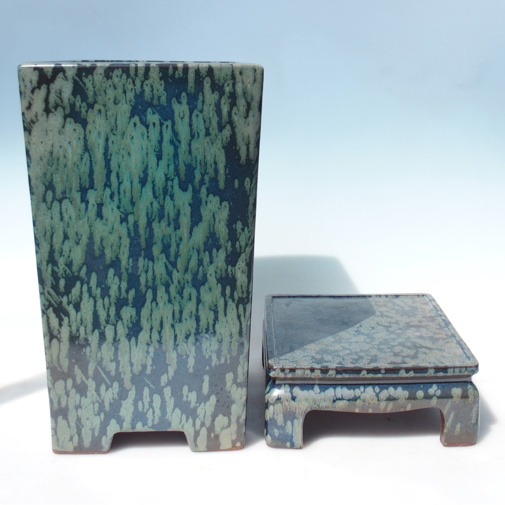 Ciotola 24 x 24 x 41/50 cm verde - SOLO RITIRO PERSONALE O TRASPORTO IN PALLET