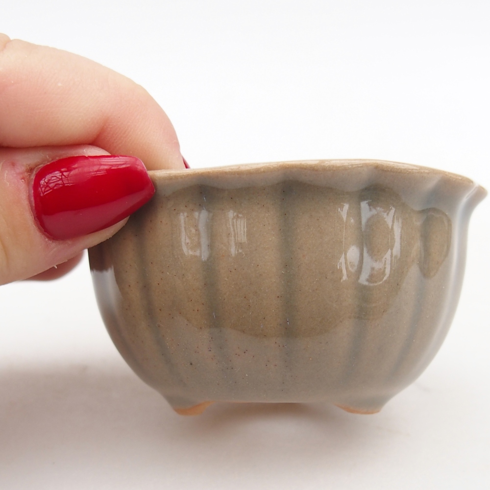 Ciotola bonsai in ceramica 26 x 26 x 8 cm, colore rosso