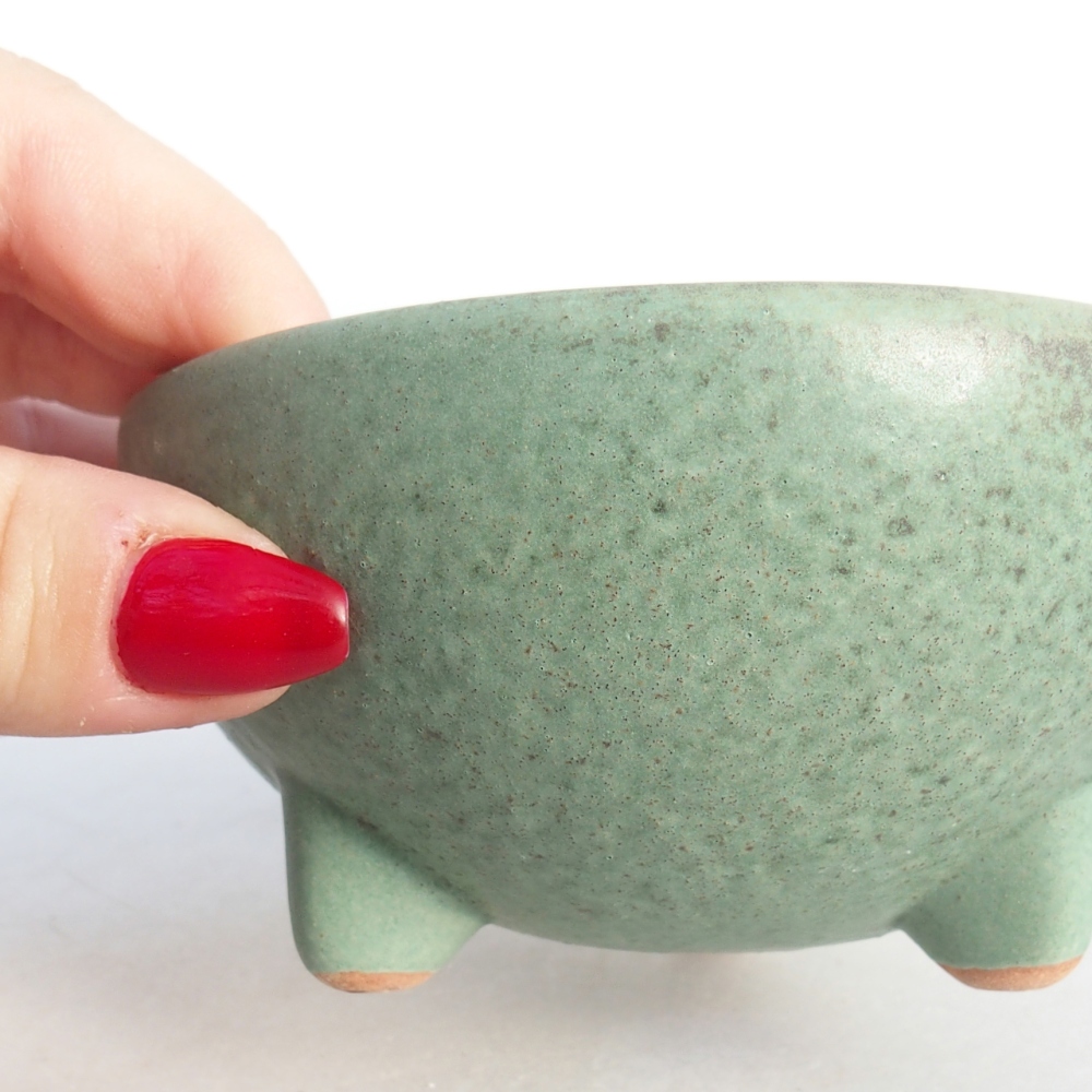 Ciotola bonsai in ceramica 26 x 26 x 8 cm, colore rosso