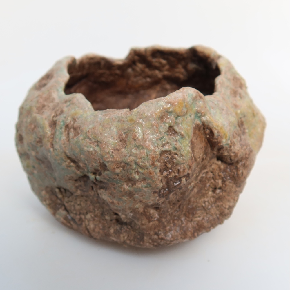 Conchiglia in ceramica 7,5 x 7 x 5 cm , colore verde