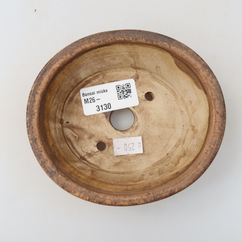 Vaso da bonsai in ceramica 13 x 11,5 x 4 cm, colore rosa