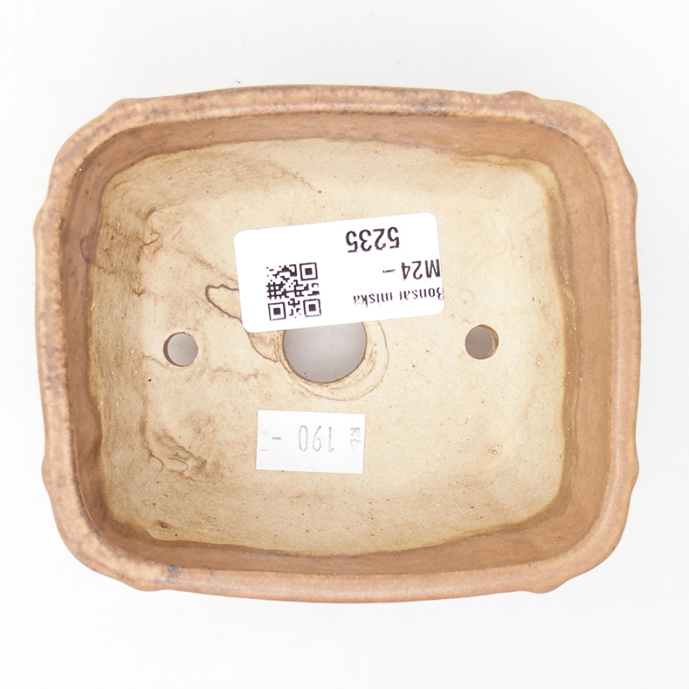 Ciotola bonsai in ceramica 10,5 x 8,5 x 4 cm, rosa