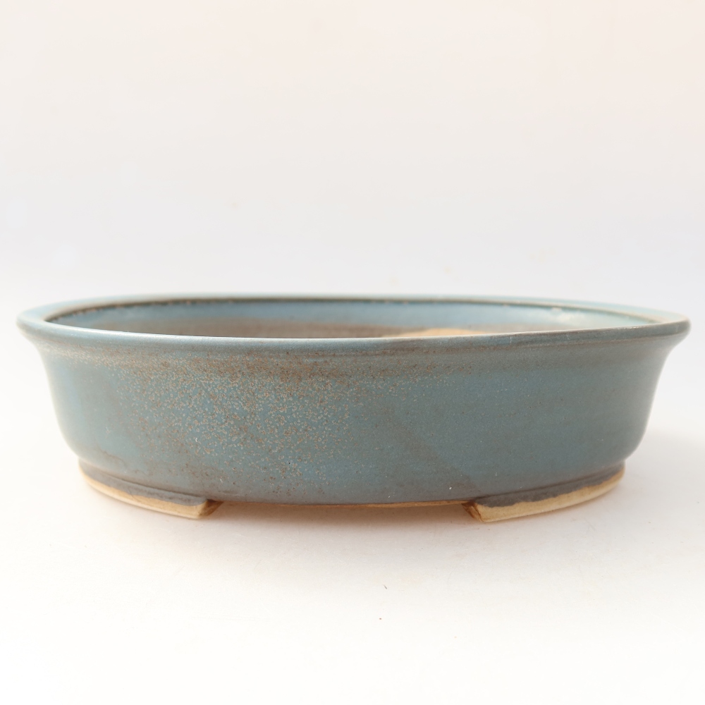 Ciotola bonsai in ceramica 21 x 19 x 5 cm, colore blu